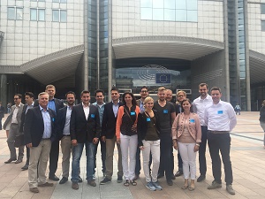 Jungunternehmer Bruessel Gruppenfoto